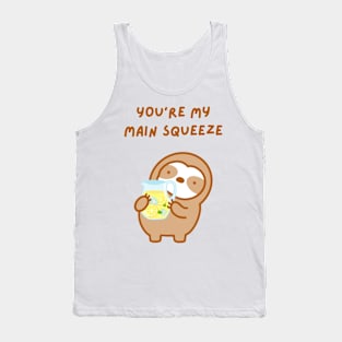 You’re My Main Squeeze Lemonade Sloth Tank Top